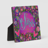 Plaque Photo Bliss Joli Floral Inspiration Whimsical Easel (Recto)