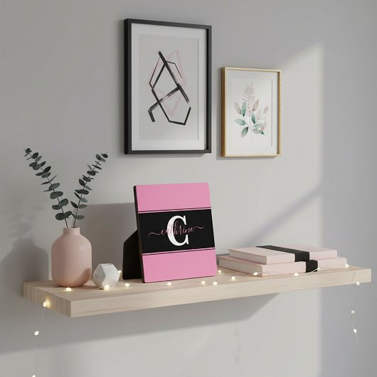 Plaque Photo Bloc de couleurs personnalisé