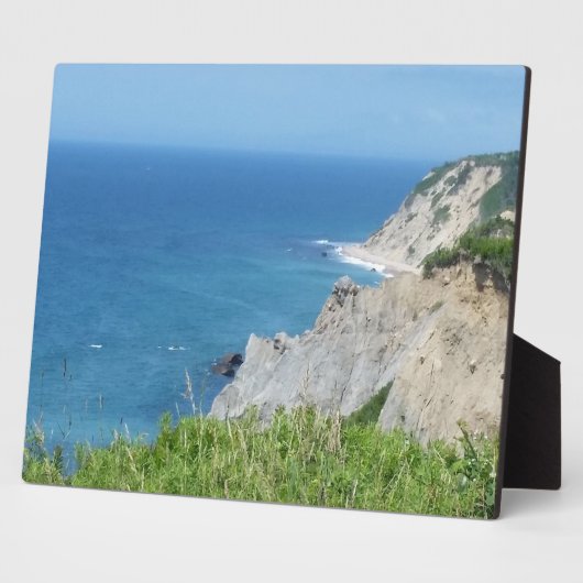 Plaque Photo Block Island Bluffs - Block Island, Rhode Island (Côté)