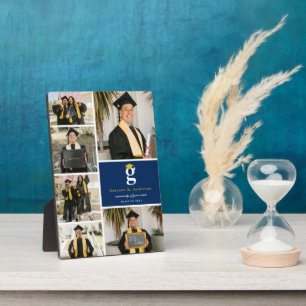 Plaque Photo Blocs dorés classiques Monogram 6 graduation photo