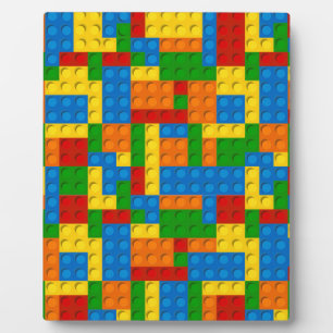 Plaque Photo blocs en plastique coloré