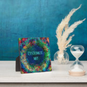 Plaque Photo Blue Fun Floral Joli Boho Inspirivity (Insitu)