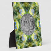 Plaque Photo Blue Hydrangea Flower Créez votre propre photo (Côté)