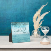 Plaque Photo Blue Ocean Waves Beach Numéro de tableau (Insitu)