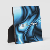 Plaque Photo Blue Silk wave (Recto)