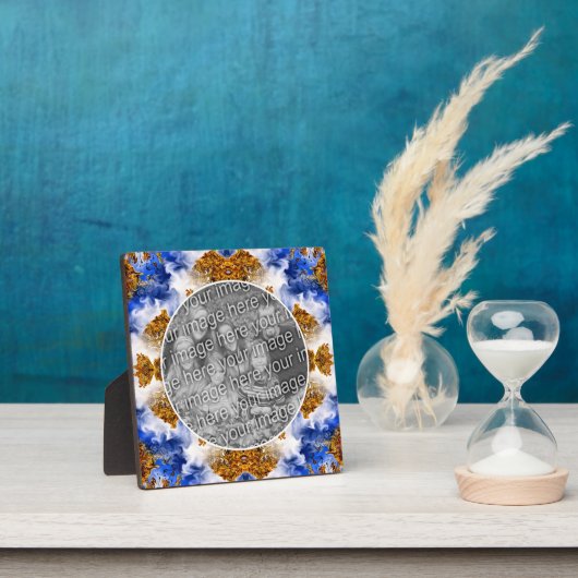 Plaque Photo Blue Sky Clouds Abstrait Ajouter Votre Photo (Insitu)