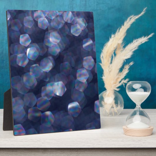 Plaque Photo Blue Sparkle (Côté)