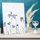 Plaque Photo Bluebells aquarelle (Côté)