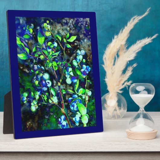 Plaque Photo Blueberges (Côté)