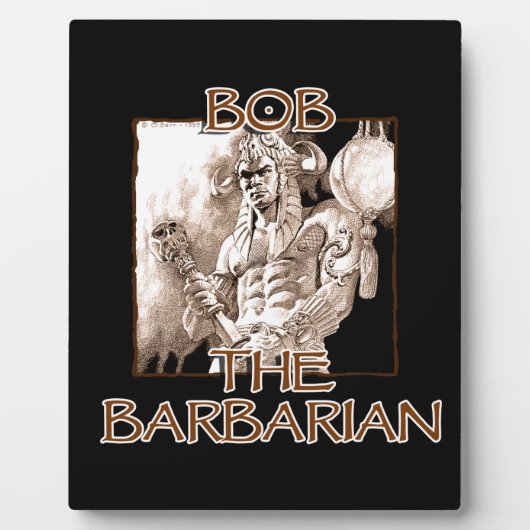 Plaque Photo Bob (Devant)