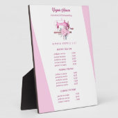 Plaque Photo Boho Rose Floral Machine à coudre Coiffure (Côté)