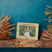 Plaque Photo Bois En Mémoire Affectueuse Meilleure Amie Mémoria (Côté)