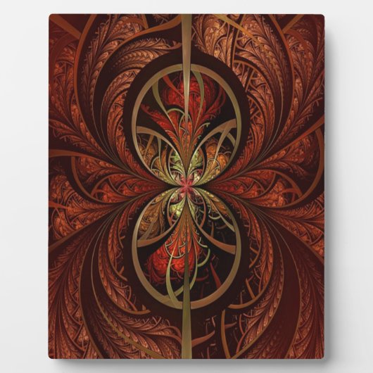 Plaque Photo Bois fractal (Devant)