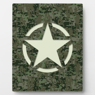 Plaque Photo Bois numérique Star Stencil