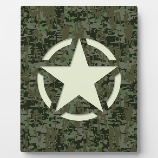 Plaque Photo Bois numérique Star Stencil (Devant)