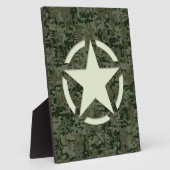 Plaque Photo Bois numérique Star Stencil (Côté)