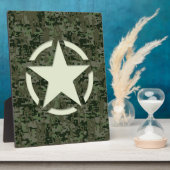 Plaque Photo Bois numérique Star Stencil (Côté)