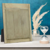 Plaque Photo Bois peint rustique (Côté)