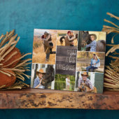 Plaque Photo Bois Regarde, c'est toi Collage de photos (Côté)