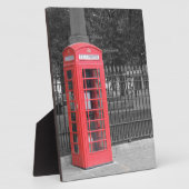 Plaque Photo Boîte de Phonebox Rouge Londres (Côté)