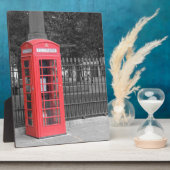 Plaque Photo Boîte de Phonebox Rouge Londres (Côté)
