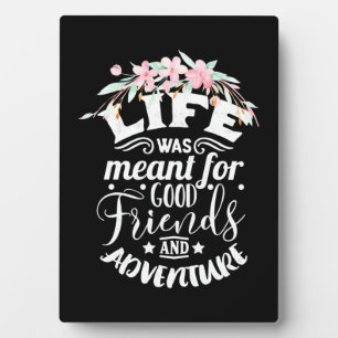 Plaque Photo Bon Amis Et Aventure
