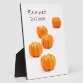 Plaque Photo Bonbons citrouilles d'Halloween (Côté)