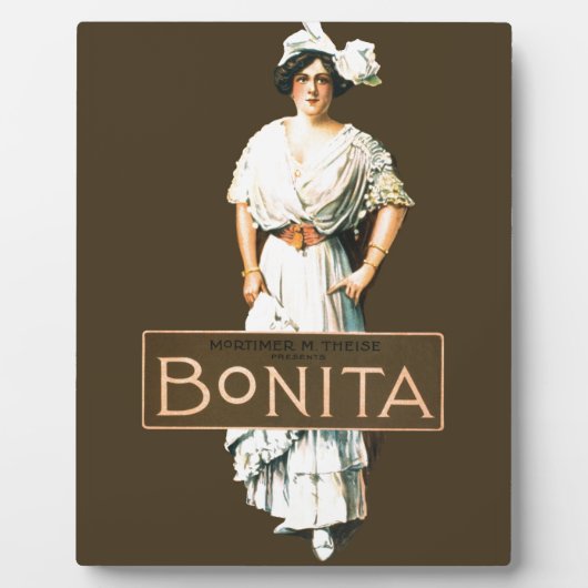 Plaque Photo bonita (Devant)