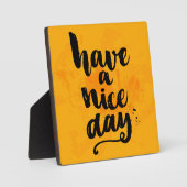 Plaque Photo Bonne Journée (Recto)