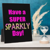 Plaque Photo Bonne journée ! (Côté)