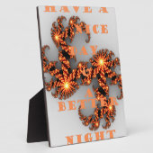 Plaque Photo Bonne journée et meilleure nuit (Côté)