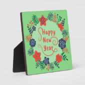 PLAQUE PHOTO BONNE NOUVELLE ANNÉE (Recto)