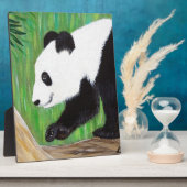 Plaque Photo Bonne peinture Panda (Côté)