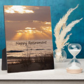Plaque Photo Bonne retraite - Floride Ocean Sunset (Côté)