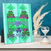 Plaque Photo Bonne Saint Patrick's Day Hakuna Matata Art Print (Côté)