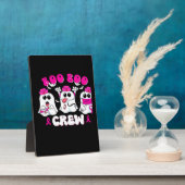 Plaque Photo Boo Boo Crew Nurse Halloween Costume Ghost Breast (Côté)