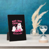 Plaque Photo Boo Boo Infirmière d'équipage Funny Halloween Infi (Côté)