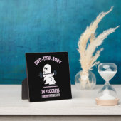 Plaque Photo Boo Tiful Body - Drôle Halloween Ghost Gym Lifting (Insitu)