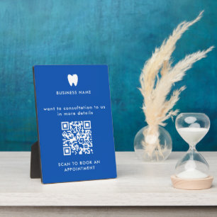 Plaque Photo Book An Appointment   QR Code Internet Scan 
