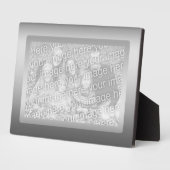 Plaque Photo Bordure d'argent (Côté)