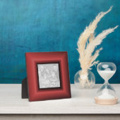 Plaque Photo Bordure Rouge Cuivre (Insitu)