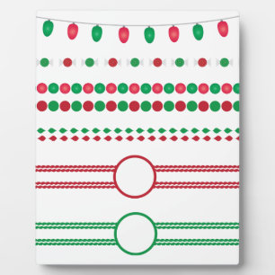 Plaque Photo bordures de noël cadre vacances