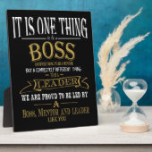 Plaque Photo Boss MERCI BOSS "super patron (Côté)