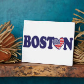 Plaque Photo Boston USA (Côté)