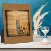 Plaque Photo Botte de tournesol de l'Ouest patiné (Côté)