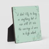 Plaque Photo Boucles d'oreilles (Recto)