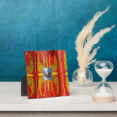 Plaque Photo Bouclier militaire romain - Scutum (Insitu)