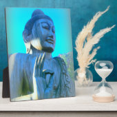 Plaque Photo bouddha bleu (Côté)