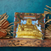 Plaque Photo Bouddha chinois (Côté)