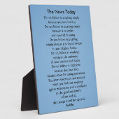 Plaque Photo Bouddha citation Ne croyez pas News Today (Côté)